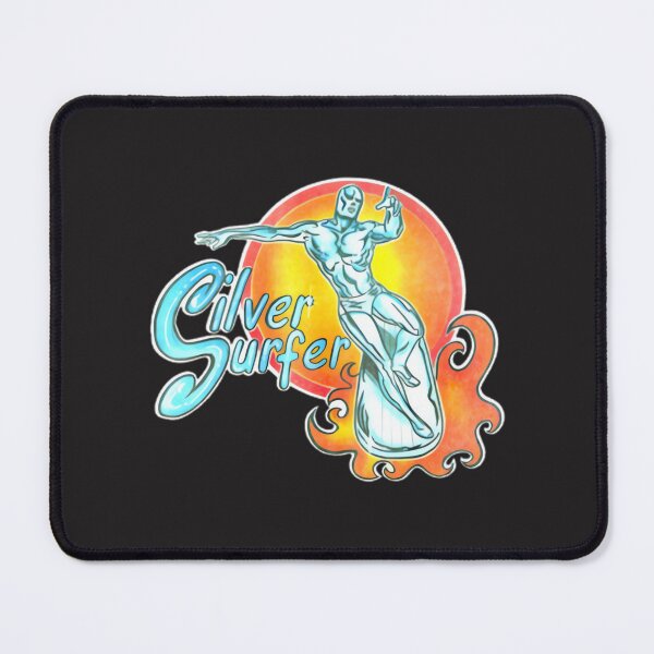 Item preview, Silver Surfer Iron-On Transfer – Cosmic Surfboard Graphic For Apparel & Accessories | ⭐⭐⭐⭐⭐ designed and sold by MasenkoArt.