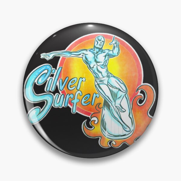 Item preview, Silver Surfer Iron-On Transfer – Cosmic Surfboard Graphic For Apparel & Accessories | ⭐⭐⭐⭐⭐ designed and sold by MasenkoArt.