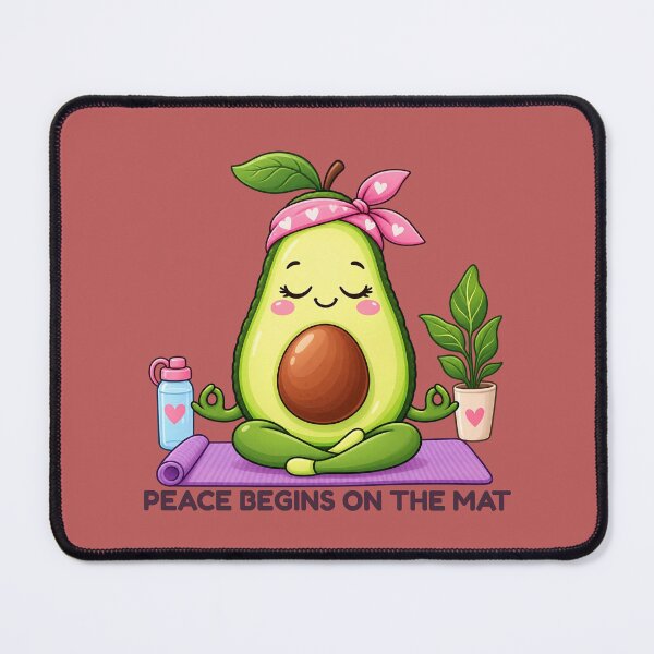 Item preview, Peace Begins on the Mat Yoga Quote designed and sold by WallMuseStudio .