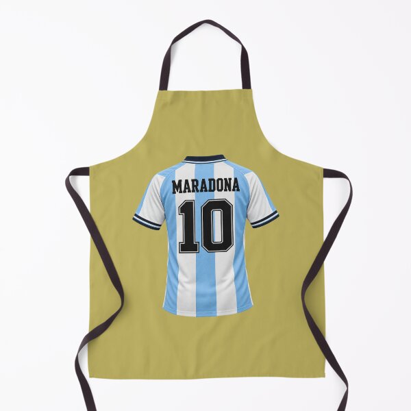 Item preview, Diego Maradona Argentina No. 10 Retro Football Jersey designed and sold by FutureTraveller.