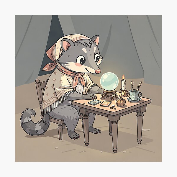 Item preview, Possum Fortune Teller Field Guide designed and sold by PictorialWhimsy.