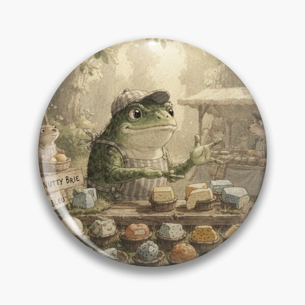 Item preview, Toad Cheesemonger at the Market designed and sold by PictorialWhimsy.