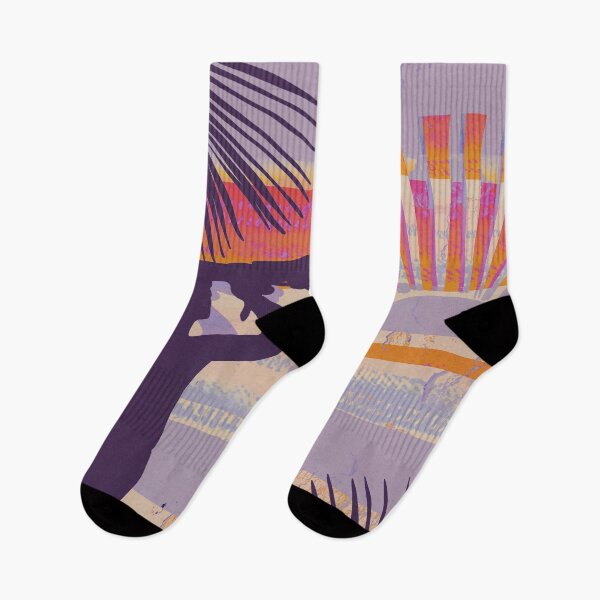 Item preview, Retro Dawn Surfer Vintage Sunset Beach Purple designed and sold by Karin Taylor.