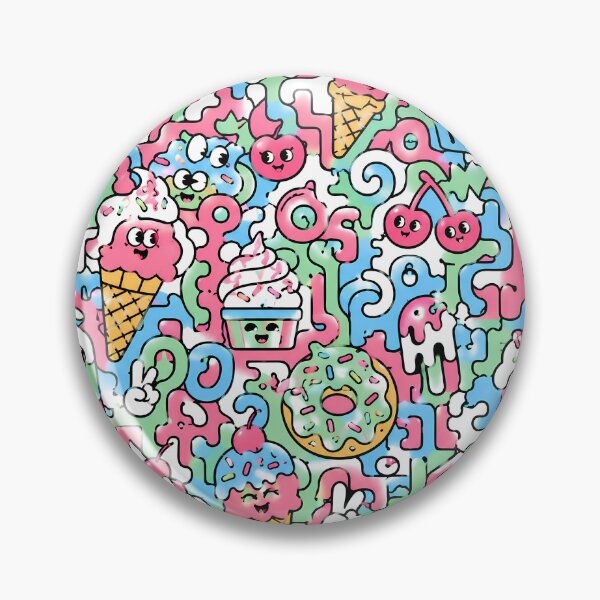 Item preview, Sweet Tooth Wonderland (Dessert x Pop Art) designed and sold by Thai Vibe Studio.