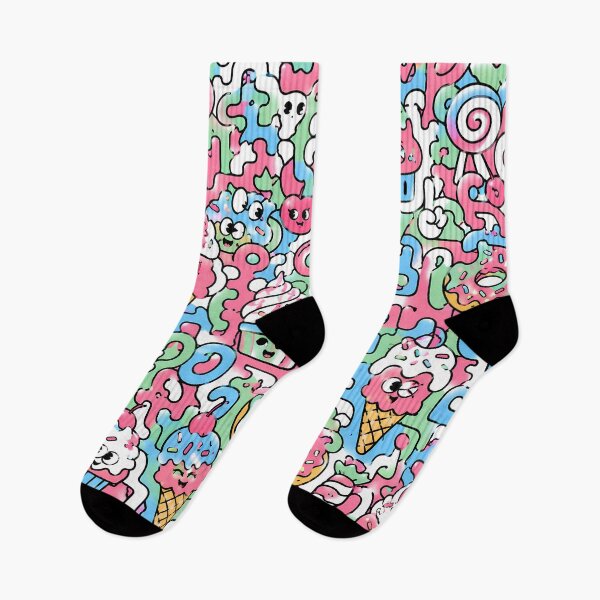 Item preview, Sweet Tooth Wonderland (Dessert x Pop Art) designed and sold by Thai Vibe Studio.