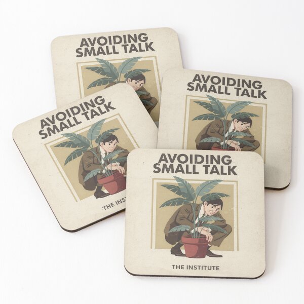 Item preview, Institute of Avoiding Small Talk Poster designed and sold by PictorialWhimsy.