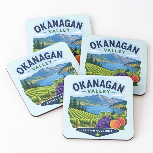 Item preview, Okanagan Valley, British Columbia - Vineyard & Lake designed and sold by Myra365Art.