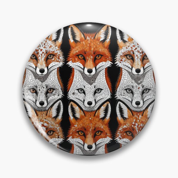 Item preview, Fox Mosaic Pattern designed and sold by KiraChie.