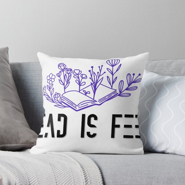 Item preview, Read Is Feed – Book Lover Reading Pun designed and sold by LailaStudiosArt.