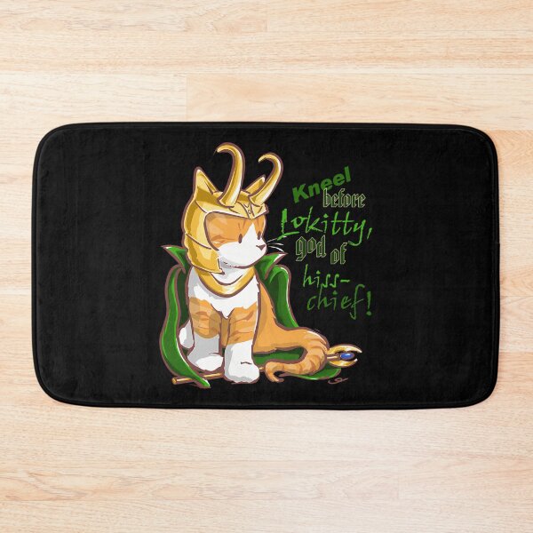Item preview, Kneel Before Lokitty (Chibi Version) designed and sold by PoolHouses.