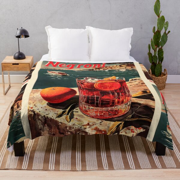 Item preview, Vintage Negroni Cocktail Poster | Italian Riviera Art | Mid-Century Style | Classic Drink Recipe | Retro Bar Wall Decor designed and sold by artofuniverse.