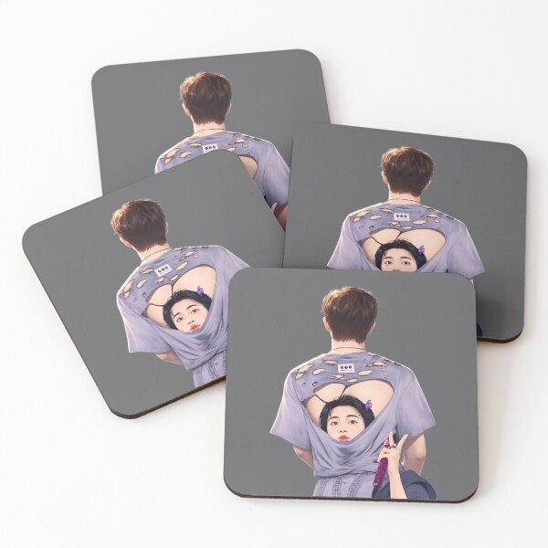 Item preview, "Why Are You In There?" - Jin & RM Funny BTS Chaos Graphic T-Shirt designed and sold by ManggaeJM.