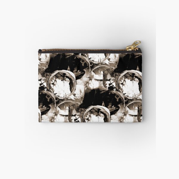 Item preview, Monochromatic Painterly Circle in Brown designed and sold by Artistestella.