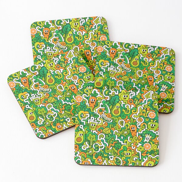 Item preview, Healthy Green Groove (Vegan/Organic x Doodle) designed and sold by Thai Vibe Studio.