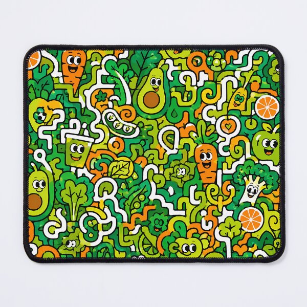 Item preview, Healthy Green Groove (Vegan/Organic x Doodle) designed and sold by Thai Vibe Studio.