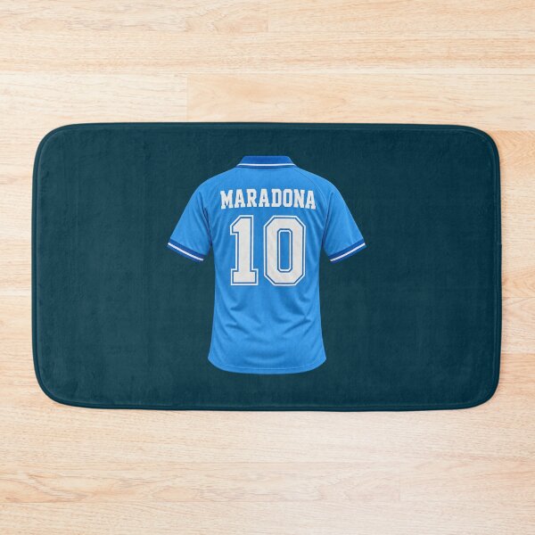 Item preview, Diego Maradona Napoli Number 10 Retro Football Jersey designed and sold by FutureTraveller.