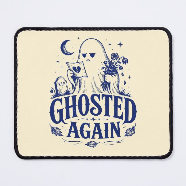 Item preview, Ghosted Again Funny Sad Ghost Halloween designed and sold by 89shirts.