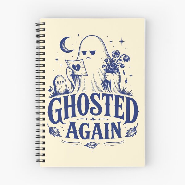 Item preview, Ghosted Again Funny Sad Ghost Halloween designed and sold by 89shirts.