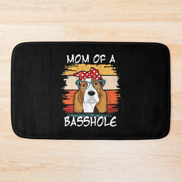 Item preview, Mom Of A Basshole Basset Hound Dog Retro designed and sold by SoyLamderma.