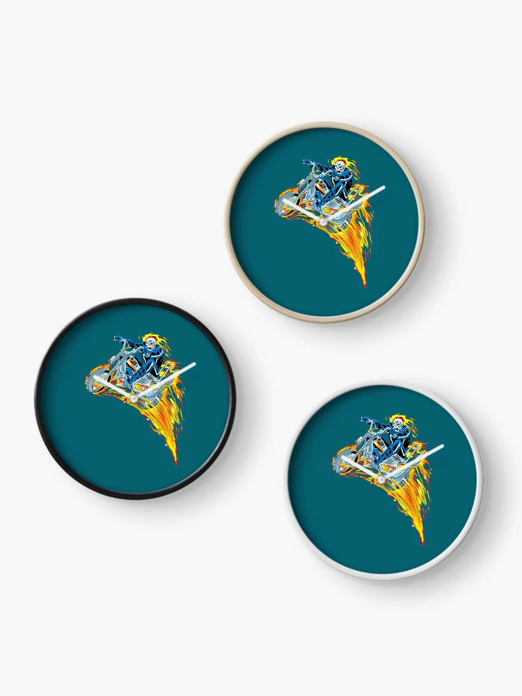 Thumbnail 3 of 4, Clock, Ghost Rider designed and sold by PoolHouses.
