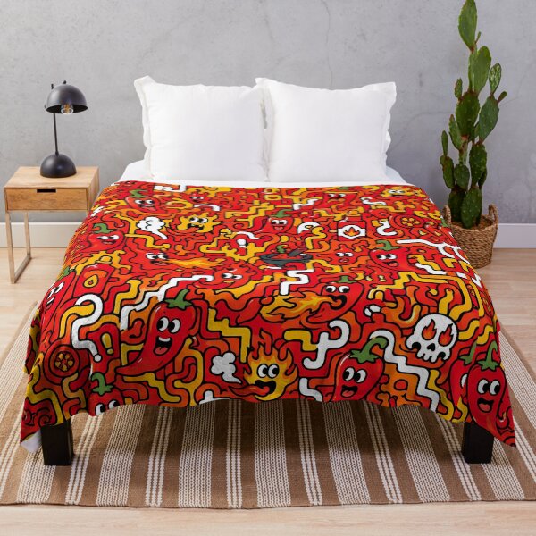 Item preview, Spicy Hot Pepper Labyrinth (Chili Lovers x Doodle) designed and sold by Thai Vibe Studio.