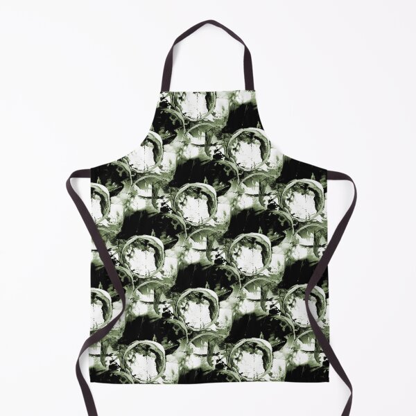 Item preview, Monochromatic Painterly Circle in Green designed and sold by Artistestella.