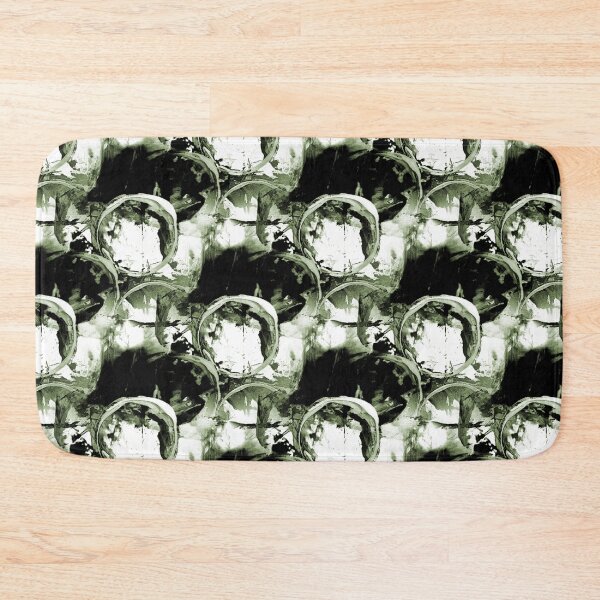 Item preview, Monochromatic Painterly Circle in Green designed and sold by Artistestella.