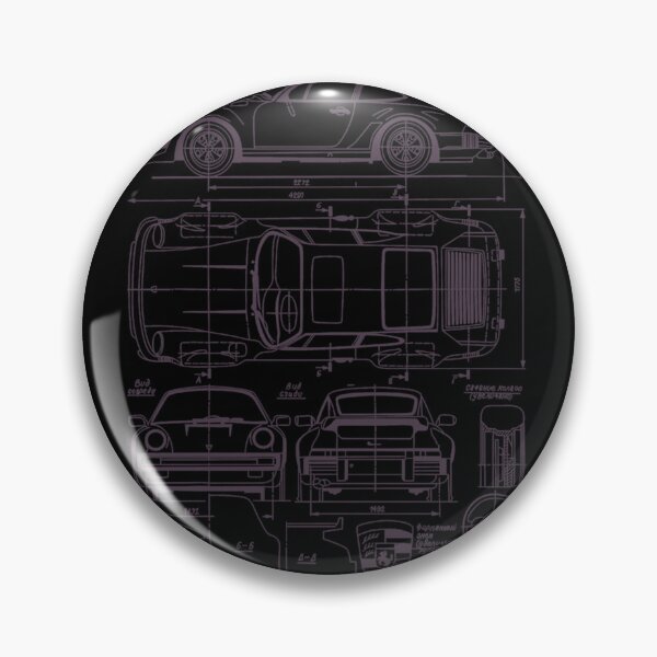 Item preview, 911 930 Blueprint Turbo Classic Vintage designed and sold by GretchenMosley.