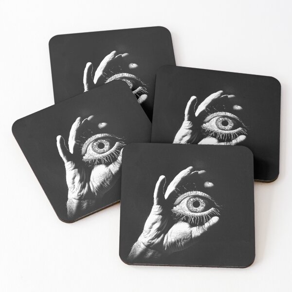 Item preview, Surreal Eye in Hand Mystical Vision and Perception Art designed and sold by inkoutninja.