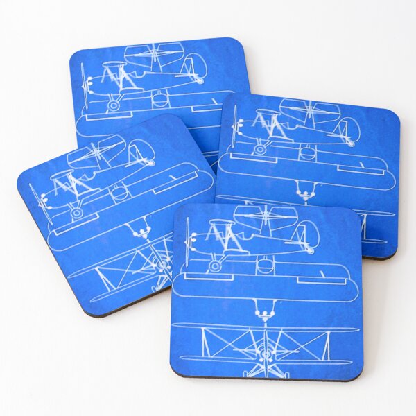 Item preview, 1935 curtiss wright airplane sport model blue print designed and sold by PilotandPlane.