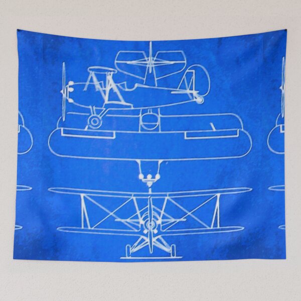 Item preview, 1935 curtiss wright airplane sport model blue print designed and sold by PilotandPlane.