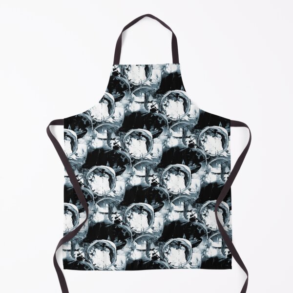 Item preview, Monochromatic Painterly Circle in Blue designed and sold by Artistestella.