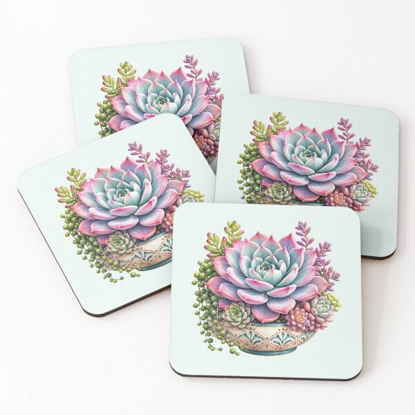 Item preview, Echeveria Succulent - Botanical Plant Design designed and sold by Myra365Art.