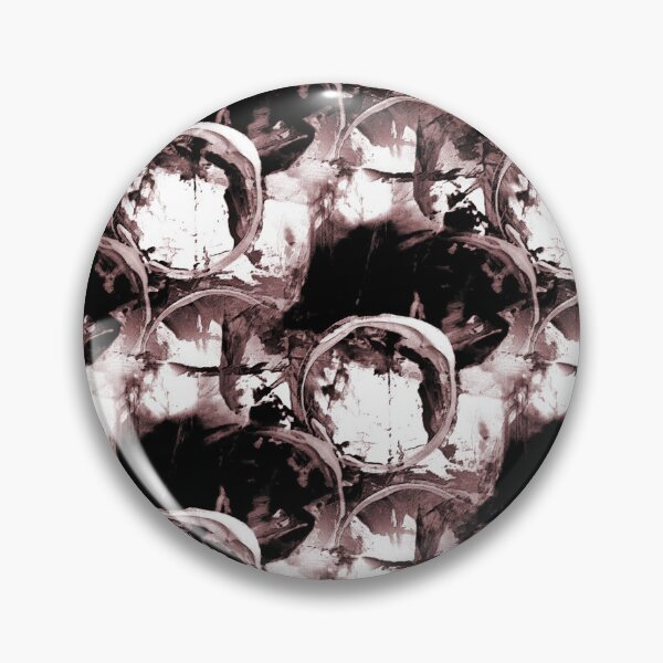 Item preview, Monochromatic Painterly Circle in Maroon designed and sold by Artistestella.