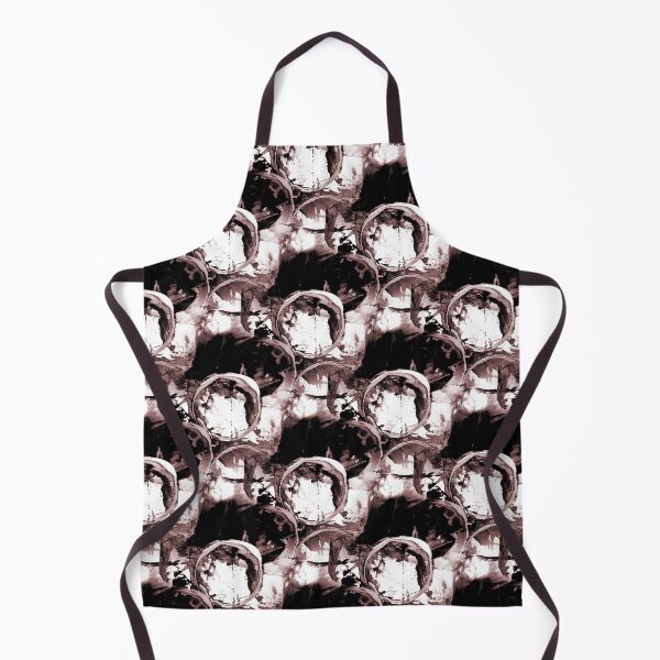 Item preview, Monochromatic Painterly Circle in Maroon designed and sold by Artistestella.