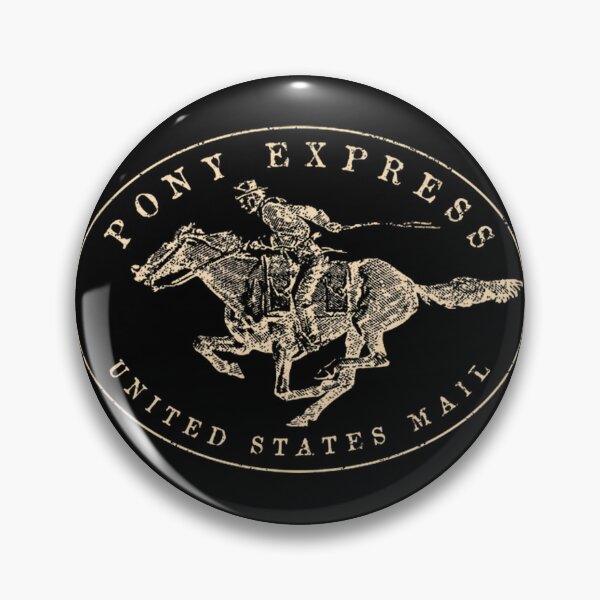 Item preview, Vintage Usps Pony Express Mail Rider Retro American History | Limited Edition designed and sold by inQdco.
