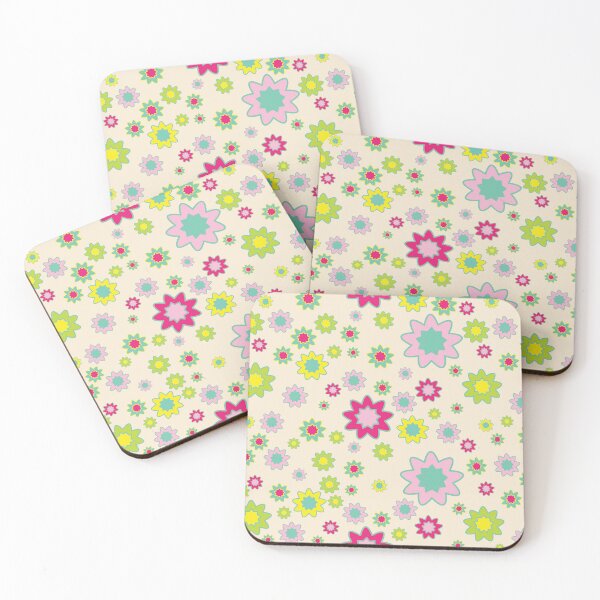 Item preview, Colorful Retro Geometric Floral Seamless Pattern Background designed and sold by prapapon.