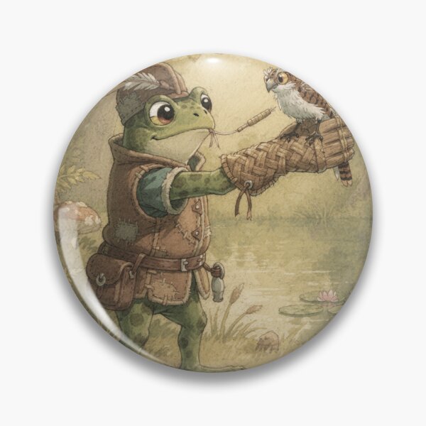 Item preview, Frog Falconer and the Dragonfly designed and sold by PictorialWhimsy.