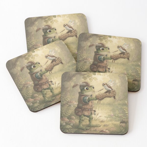 Item preview, Frog Falconer and the Dragonfly designed and sold by PictorialWhimsy.