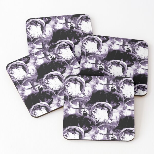 Item preview, Monochromatic Painterly Circle in Purple designed and sold by Artistestella.