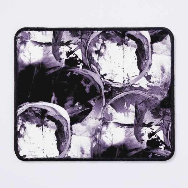 Item preview, Monochromatic Painterly Circle in Purple designed and sold by Artistestella.