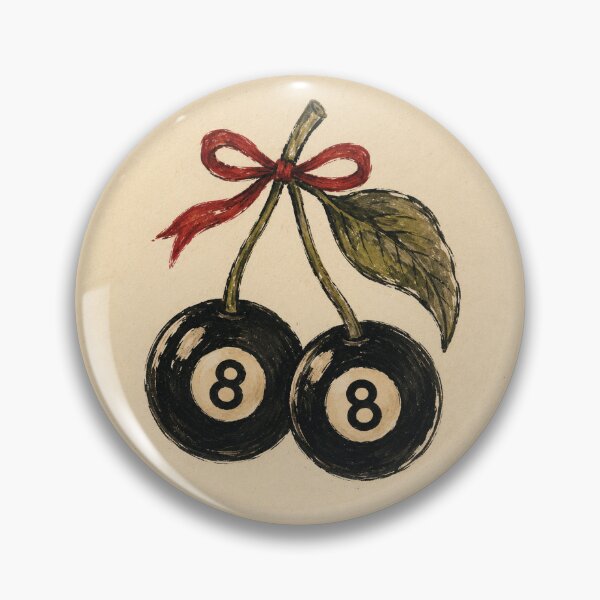 Item preview, Lucky 8 Ball Cherry Art designed and sold by Badaabing.