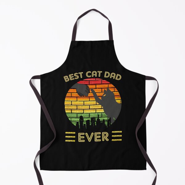 Item preview, Best Cat Dad Ever Retro Fist Bump Cityscape Art designed and sold by SoyLamderma.