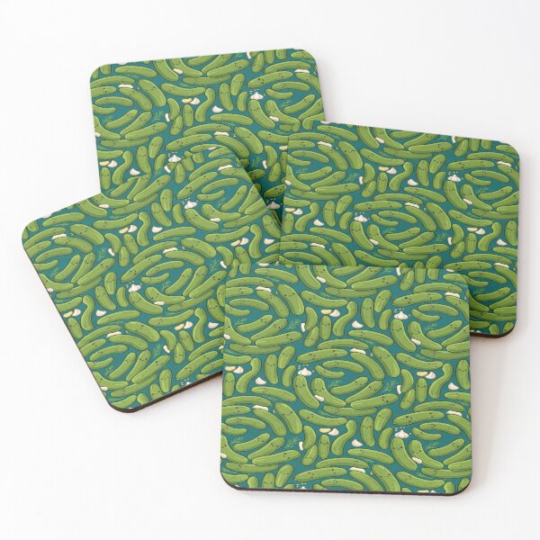Item preview, A Seamless Pattern of Cute Cartoon Pickles and Garlic designed and sold by Solomon-Ent-144.