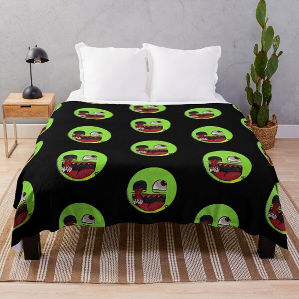 Item preview, Radioactive Alien Awesome Face Scar-E-Moji - Lime Green Cursed Meme designed and sold by Grimmlar.