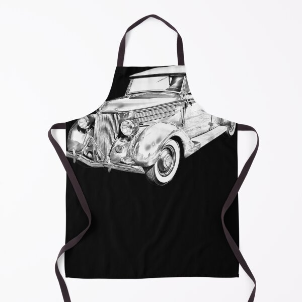 Item preview, 1936 Ford Phaeton Convertible Illustration designed and sold by GretchenMosley.