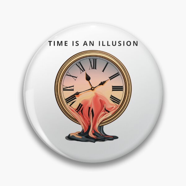 Item preview, Surreal Melting Clock Time Illusion Illustration designed and sold by TrendyGalaxy.
