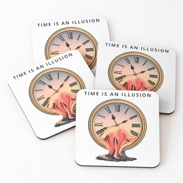 Item preview, Surreal Melting Clock Time Illusion Illustration designed and sold by TrendyGalaxy.