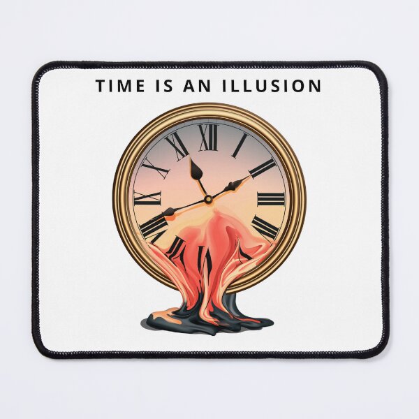 Item preview, Surreal Melting Clock Time Illusion Illustration designed and sold by TrendyGalaxy.
