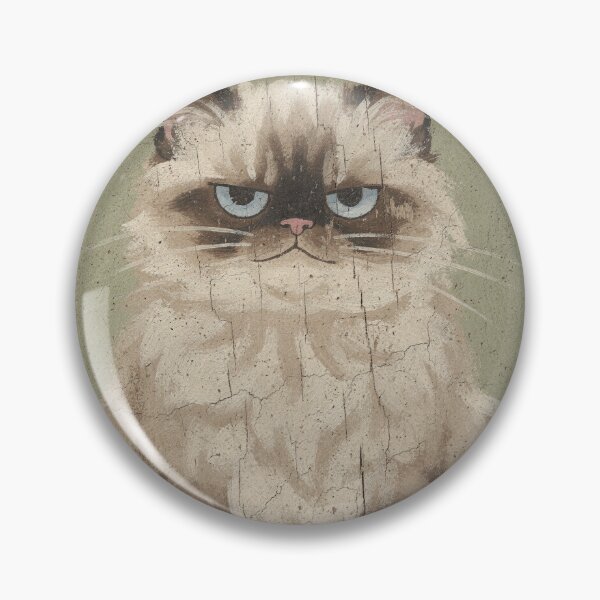 Item preview, Drowsy Ragdoll Cat Folk Portrait designed and sold by PictorialWhimsy.